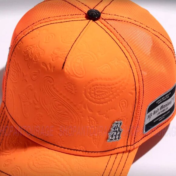 Red Monkey Fiesta Chrome` 25 New Limited Edition Unisex Trucker Hat Cap RM1532 - Picture 15 of 16